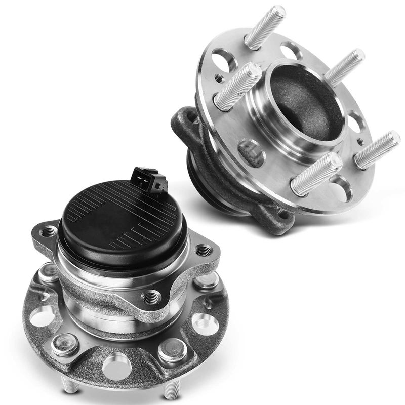 2x Rear Wheel Bearing & Hub Assembly with ABS Sensor for Hyundai Sonata 2015-2019 Kia
