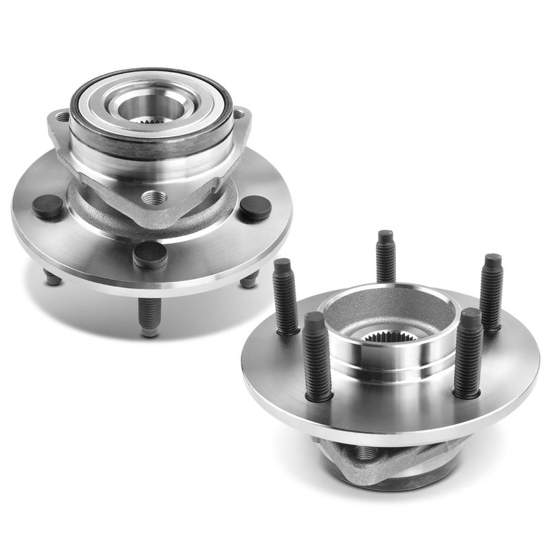 2x Front Wheel Bearing & Hub Assembly for Ford F-150 2000-2003 4WD 2-Wheel ABS
