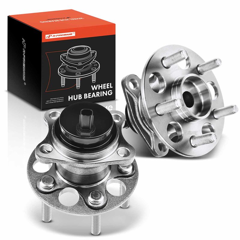 2x Rear Wheel Bearing & Hub Assembly w/ ABS Sensor for Toyota Prius 2010-2015 Prius Plug-In