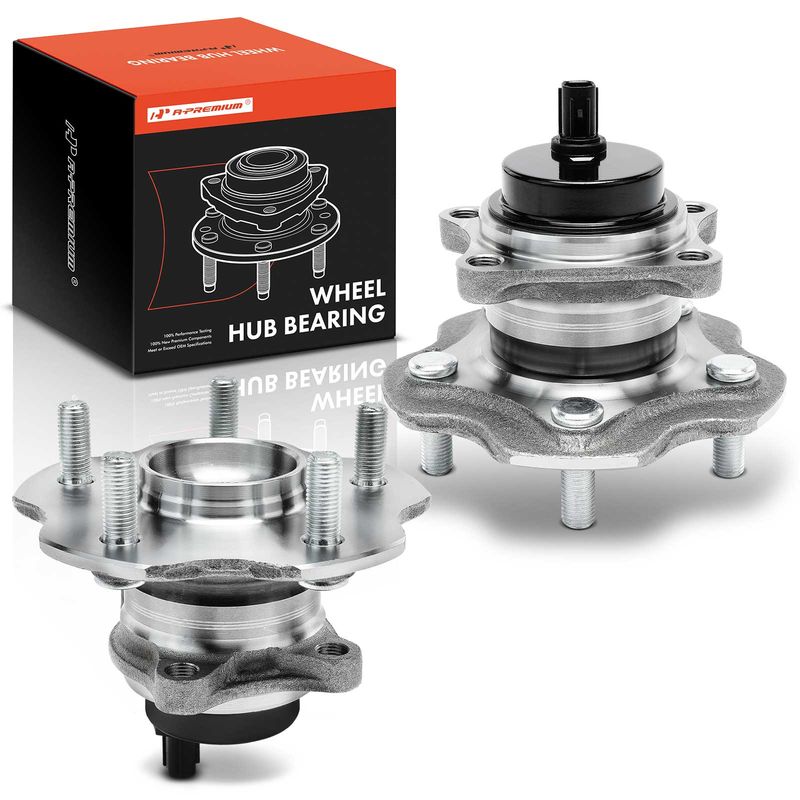 2x Rear Wheel Bearing & Hub Assembly with ABS Sensor for Toyota RAV4 2006-2018 Lexus NX