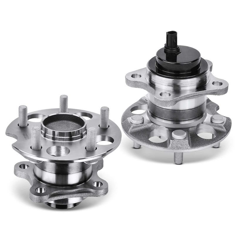 2x Rear Wheel Bearing & Hub Assembly with ABS Sensor for Toyota Sienna 2011-2018 FWD