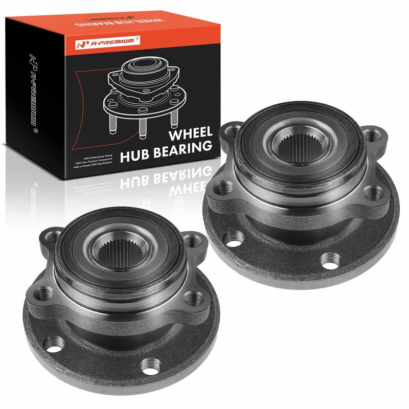 2x Front or Rear Wheel Hub Bearing Assembly for VW Golf Passat Jetta 2005-2019