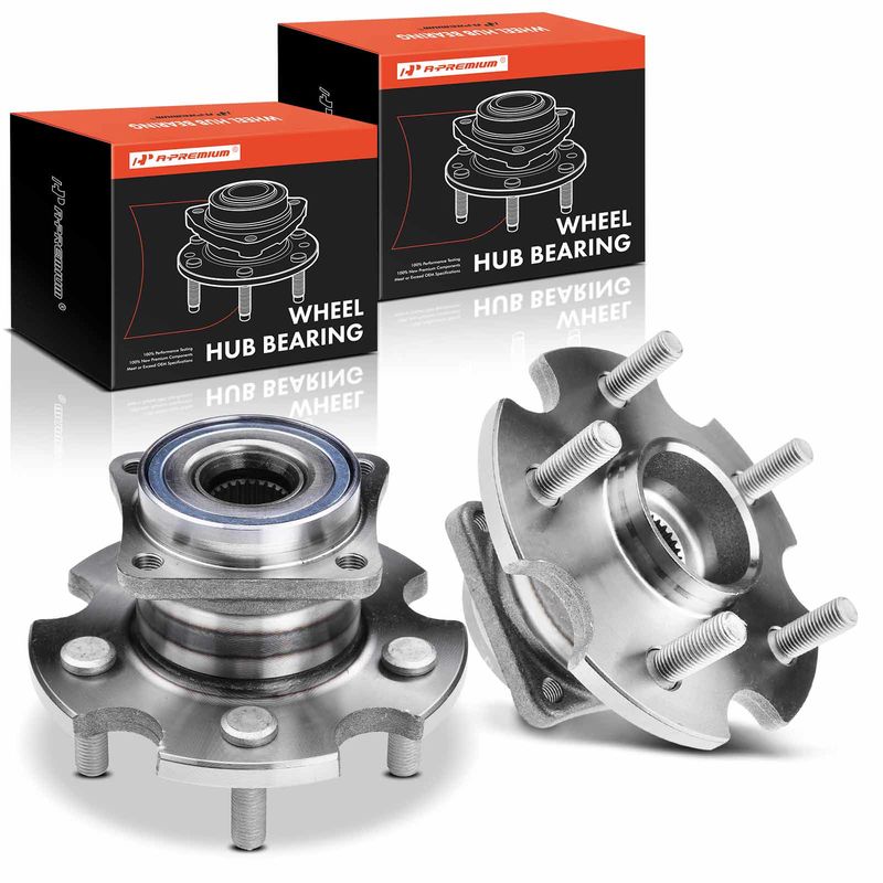 2x Rear Wheel Bearing & Hub Assembly for Pontiac Vibe 2009-2010 Toyota Matrix