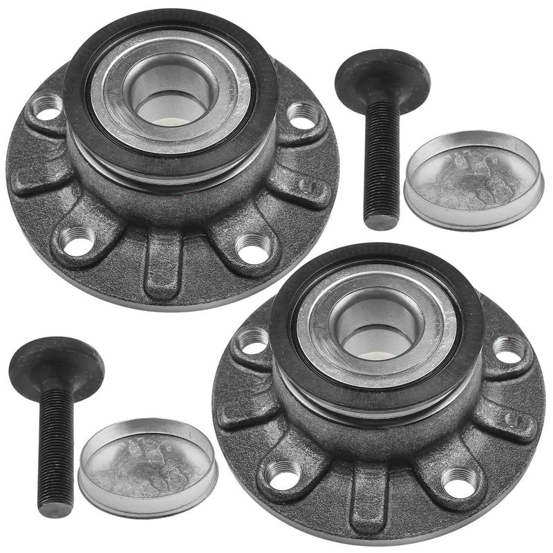 2x Rear Wheel Bearing & Hub Assembly for Audi A3 Volkswagen Golf Jetta 2006-2019