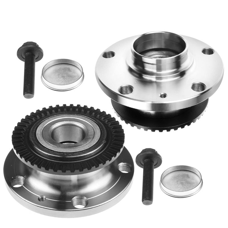 2x Rear Wheel Bearing & Hub Assembly for Audi A4 02-07 L4 1.8L 2.0L V6 3.0L 3.2L