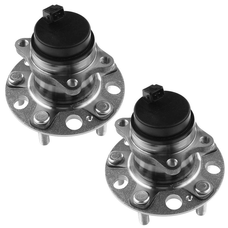 2x Rear Wheel Bearing & Hub Assembly with ABS Sensor for Kia Soul 2010-2013 Hatchback