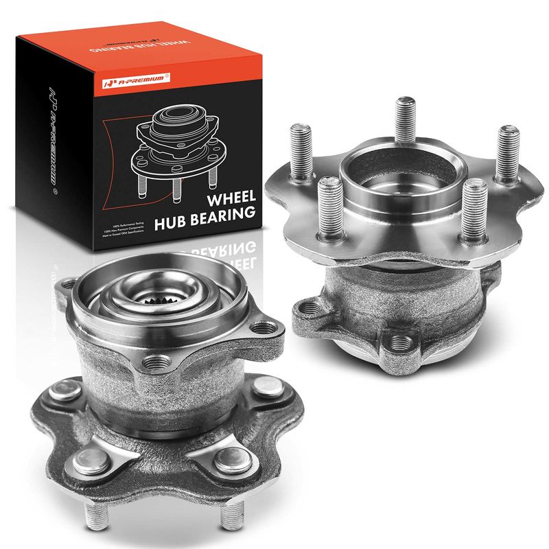 2x Rear Wheel Bearing & Hub Assembly for Nissan Rogue 2008-2013 Juke AWD