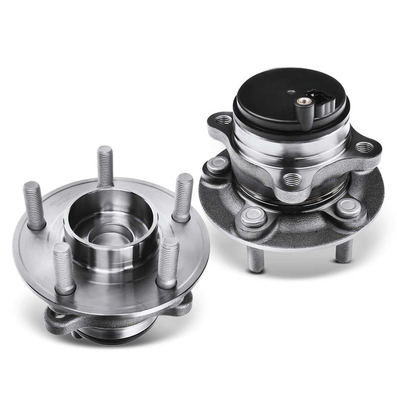 2x Rear Wheel Bearing & Hub Assembly with ABS Sensor for Ford Fusion 14-20 Lincoln MKZ
