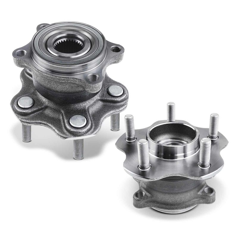 2x Rear Wheel Bearing & Hub Assembly for Infiniti FX35 03-09 FX45 03-08 w/32 Spline Flange