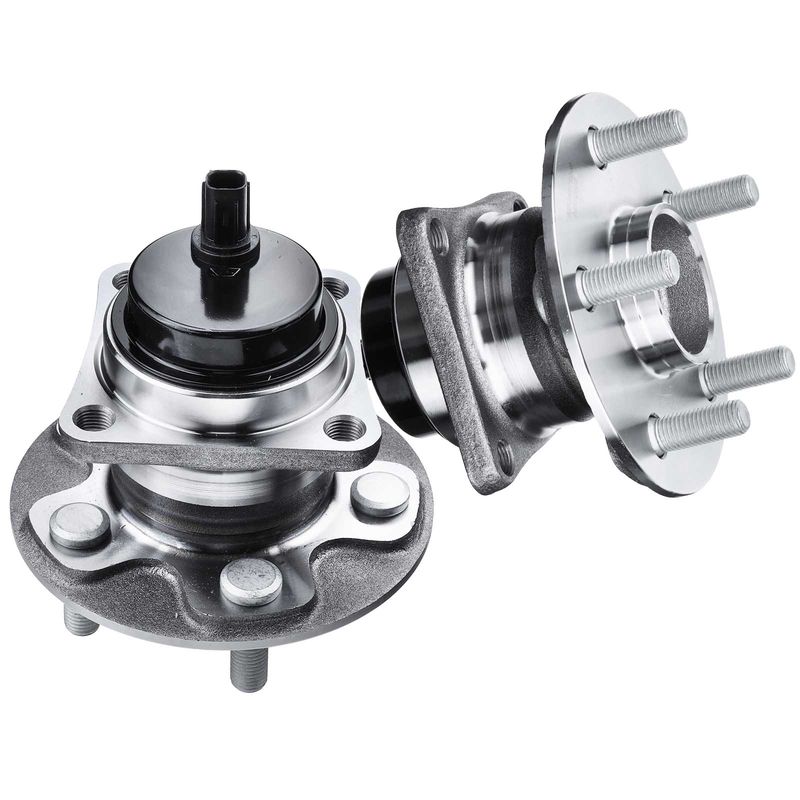 2x Rear Wheel Bearing & Hub Assembly with ABS for Toyota Corolla 2009-2018 Matrix Pontiac