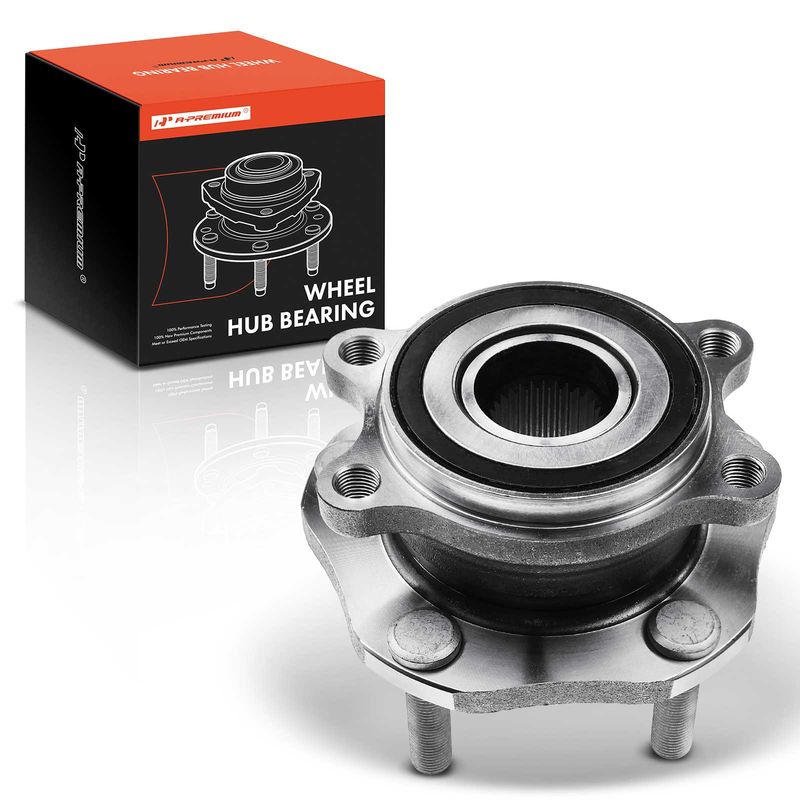 Front Driver or Passenger Wheel Bearing & Hub Assembly for Nissan Rogue Rogue Sport Qashqai