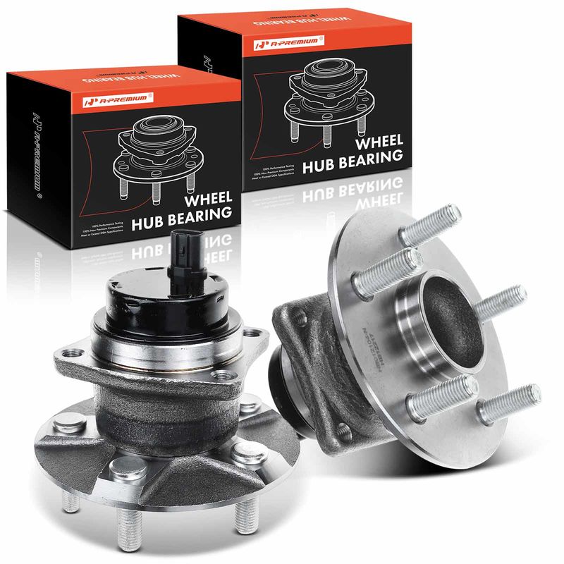 2x Rear Wheel Bearing & Hub Assembly for Pontiac Toyota Vibe Corolla Matrix Prius