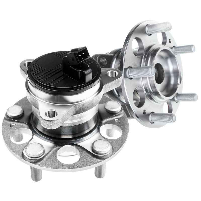 2x Rear Wheel Bearing & Hub Assembly with ABS Sensor for Hyundai Elantra Ioniq Kia 17-19