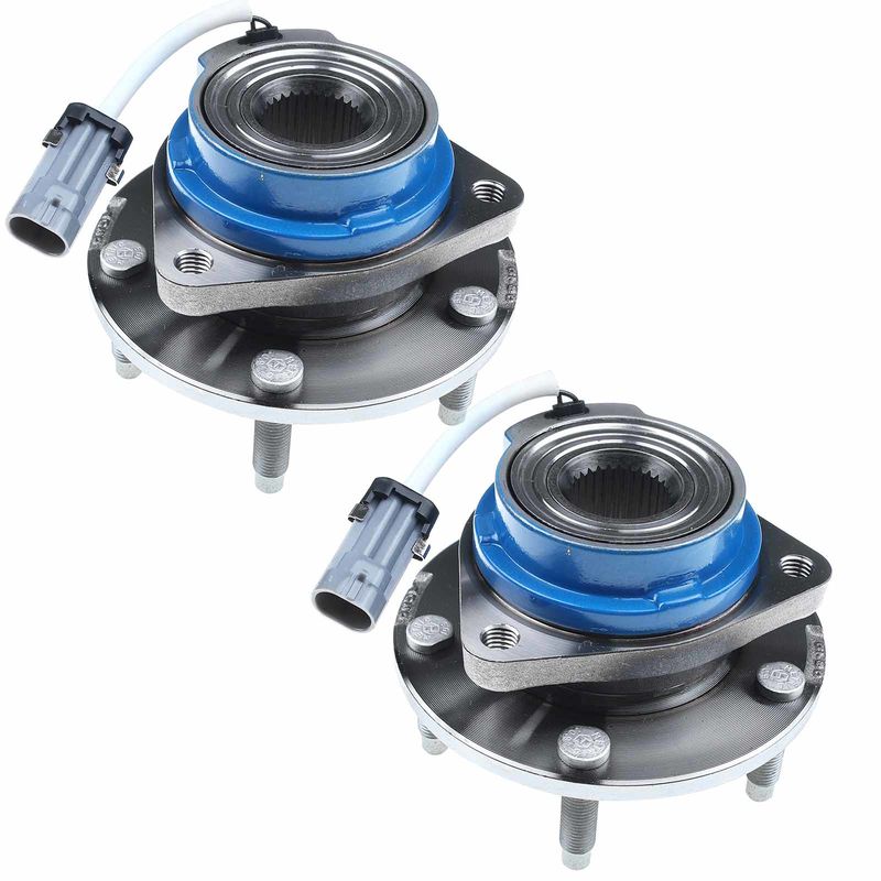 2x Rear Wheel Bearing & Hub Assembly with ABS Sensor for Chevy Corvette Cadillac XLR