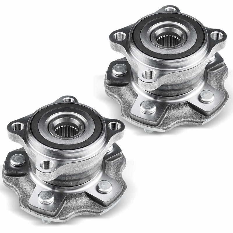 2x Rear Wheel Bearing & Hub Assembly for Lexus RX350 RX450h 10-19 Toyota Highlander 14-16