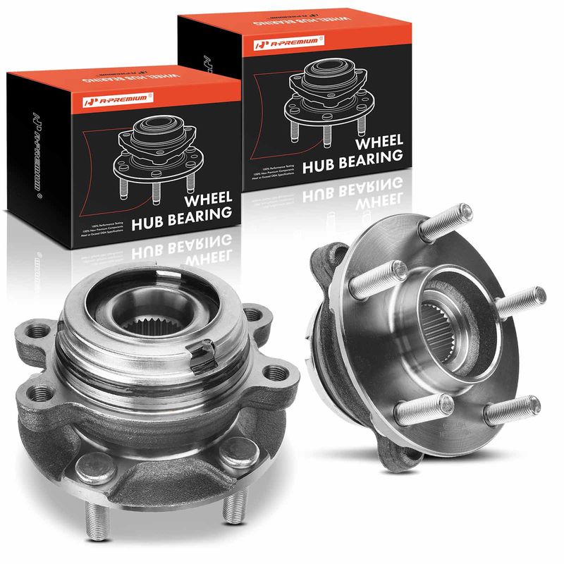 2x Front Wheel Bearing & Hub Assembly for Nissan Altima Maxima Infiniti QX50 QX60
