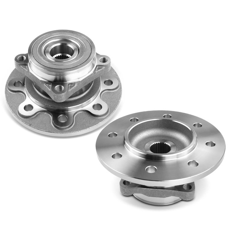 2x Front Wheel Bearing & Hub Assembly for Dodge Ram 2500 1994 1995-1999 4WD