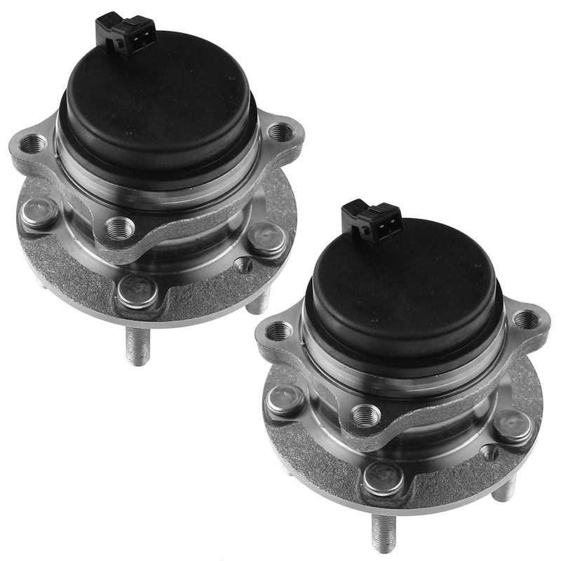 2x Rear Wheel Bearing & Hub Assembly with ABS Sensor for Hyundai Santa Fe Sorento 2007-2020