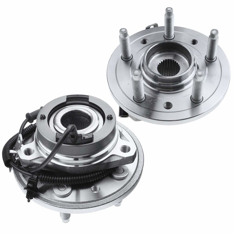 2x Front Wheel Bearing & Hub Assembly with ABS Sensor for Ford Freestar 2004-2007 Mercury