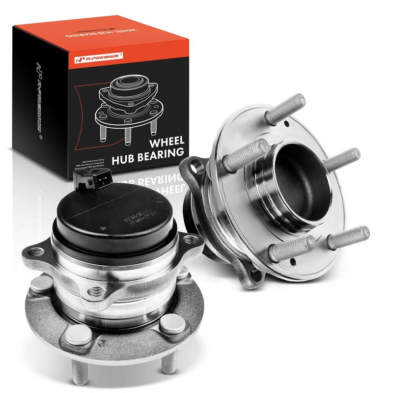 2x Rear Wheel Bearing & Hub Assembly with ABS Sensor for Kia Sedona 2015 2016 2017-2019