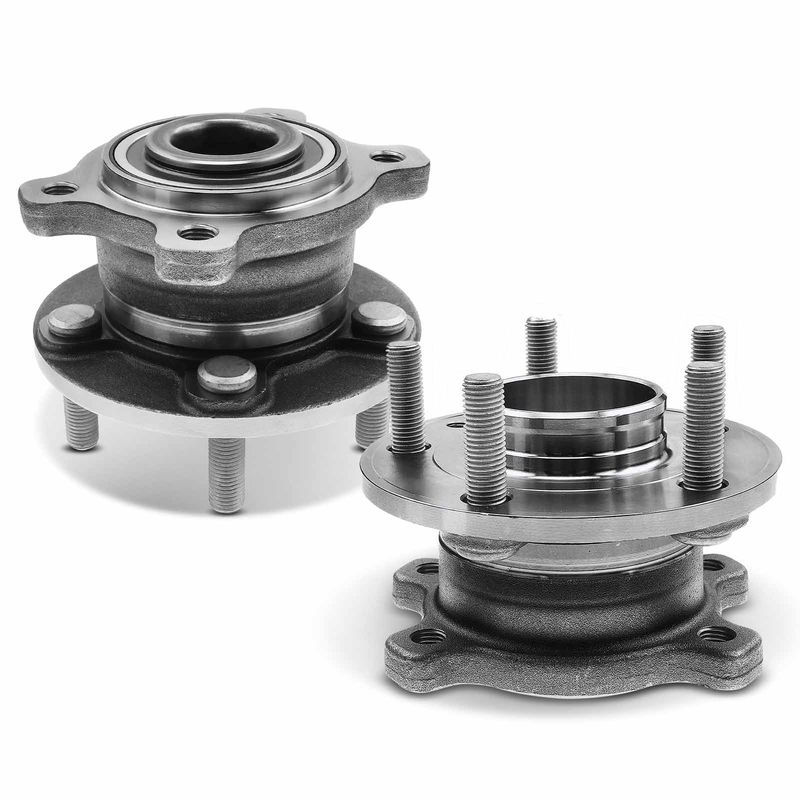 2x Rear Wheel Bearing & Hub Assembly for Ford Focus 2016 2017 2018 L4 2.3L