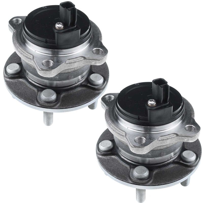 2x Rear Wheel Bearing & Hub Assembly with ABS Sensor for Ford Focus 2014-2018 Electric