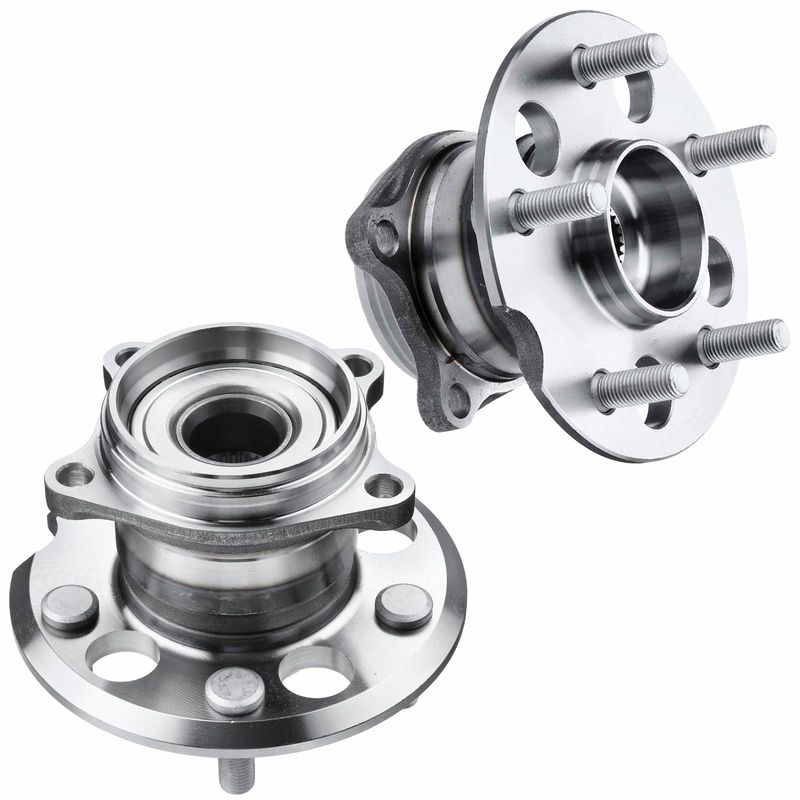 2x Rear Wheel Bearing & Hub Assembly for Toyota Sienna 2004-2010 AWD Non-ABS