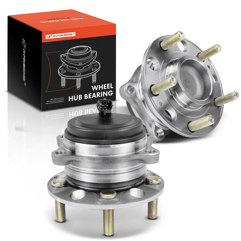 2x Rear Wheel Bearing & Hub Assembly with ABS Sensor for Kia Sorento 2016-2017 SUV