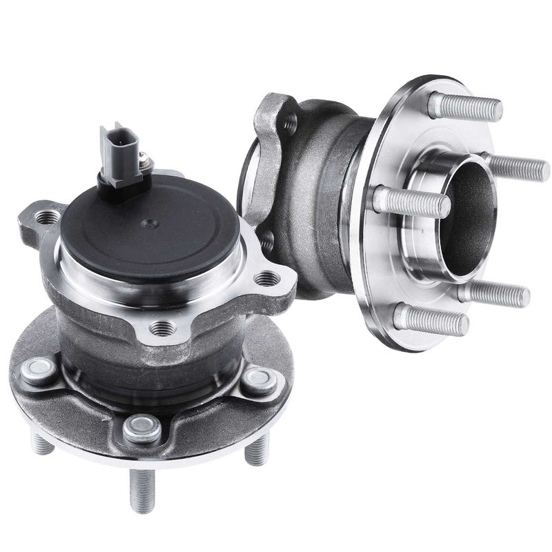 2x Rear Wheel Bearing & Hub Assembly with ABS Sensor for Ford Escape C-Max Lincoln 13-19