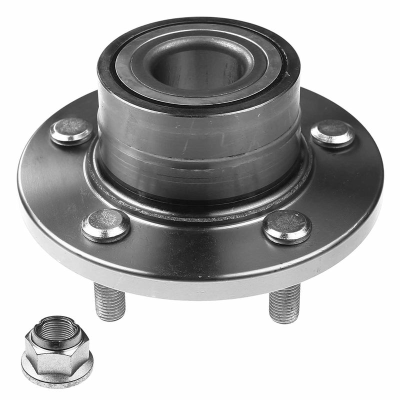 Rear Driver or Passenger Wheel Bearing & Hub Assembly for Hyundai Santa Fe 2001-2006 FWD