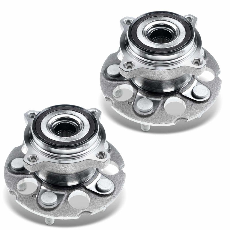 2x Rear Wheel Bearing & Hub Assembly for Honda CR-V 12-16 Acura RDX 3.5L
