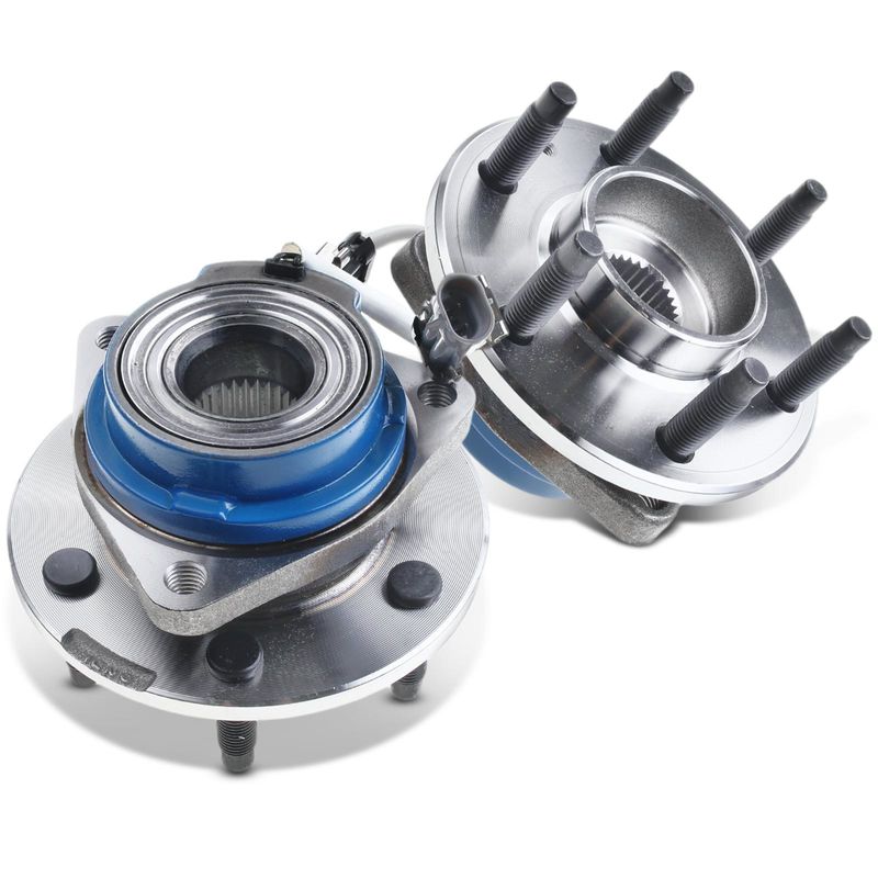 2x Rear Wheel Bearing & Hub Assembly with ABS Sensor for Cadillac SRX 2004-2009 SRX STS