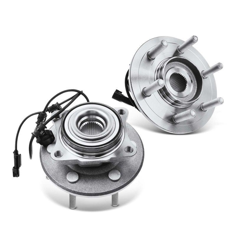 2x Rear Wheel Bearing & Hub Assembly with ABS Sensor for Ford Expedition 3.5L 2018-2020