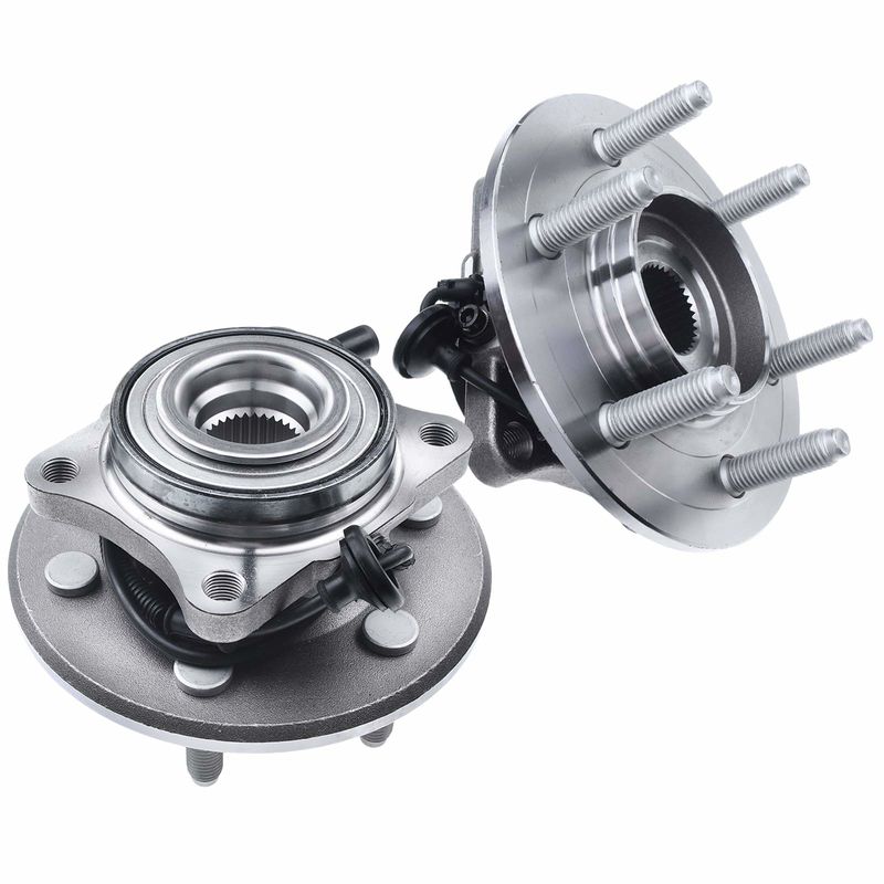 2x Rear Wheel Bearing & Hub Assembly with ABS Sensor for Ford Expedition Lincoln 2007-2010