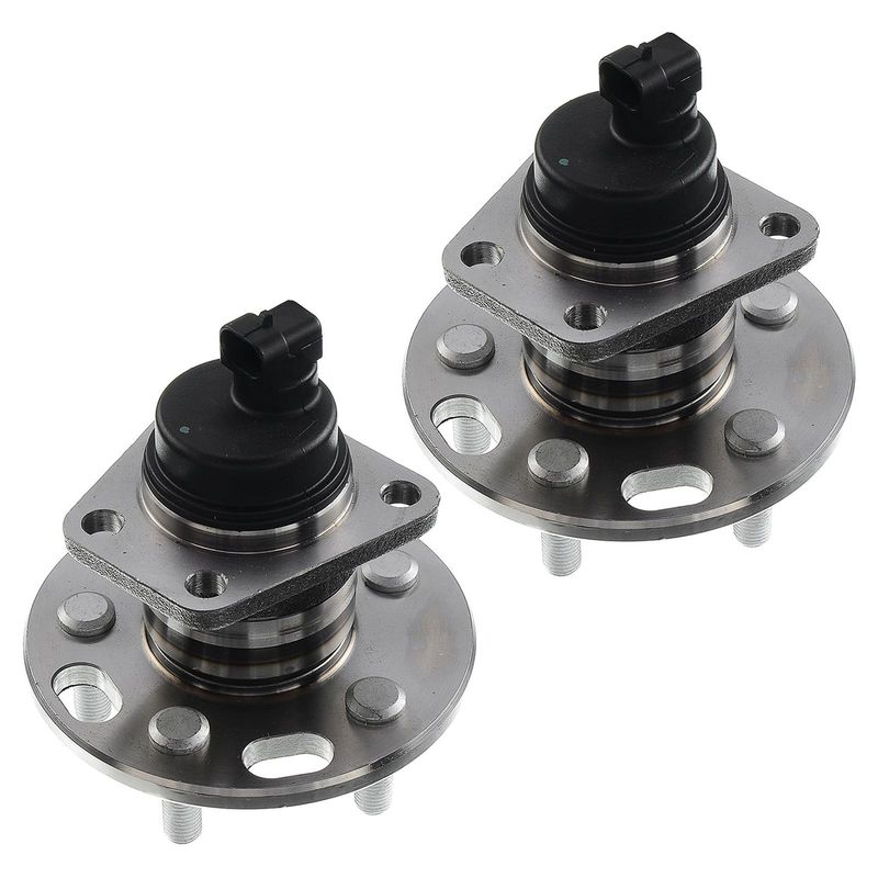 2x Rear Wheel Bearing & Hub Assembly with ABS Sensor for Buick Skylark Chevrolet Beretta