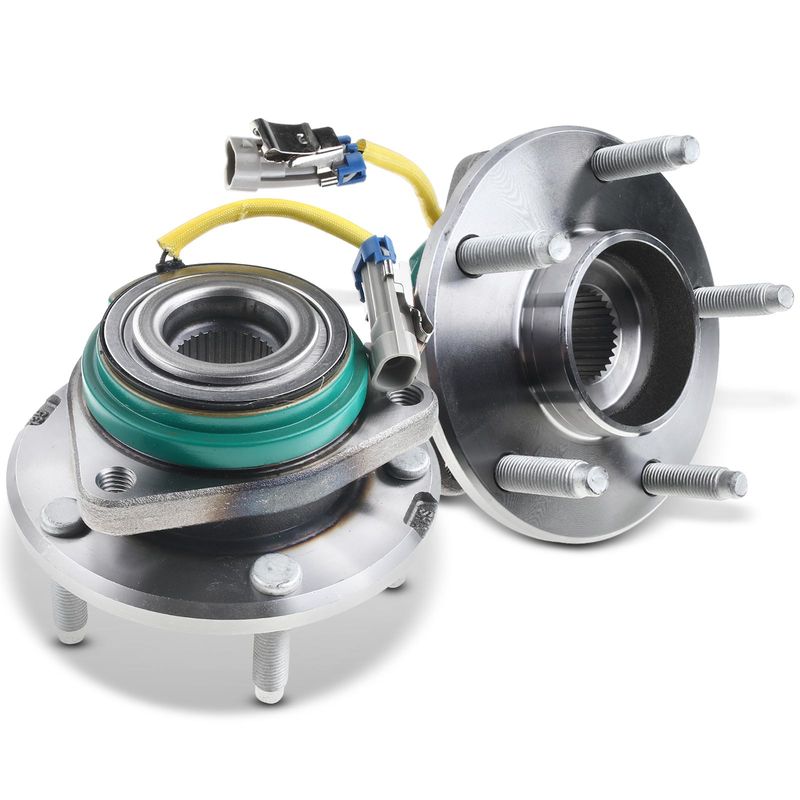 2x Rear Wheel Bearing & Hub Assembly with ABS Sensor for Chevrolet Corvette 2009-2013
