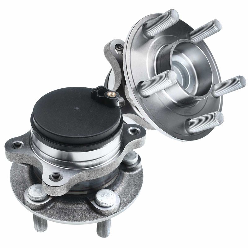 2x Rear Wheel Bearing & Hub Assembly with ABS Sensor for Ford Edge Lincoln Continental MKX