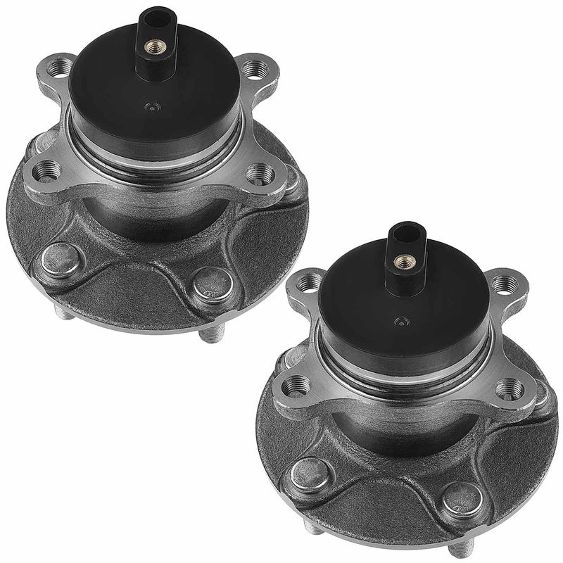 2x Rear Wheel Bearing & Hub Assembly with ABS Sensor for Suzuki SX4 2008-2013