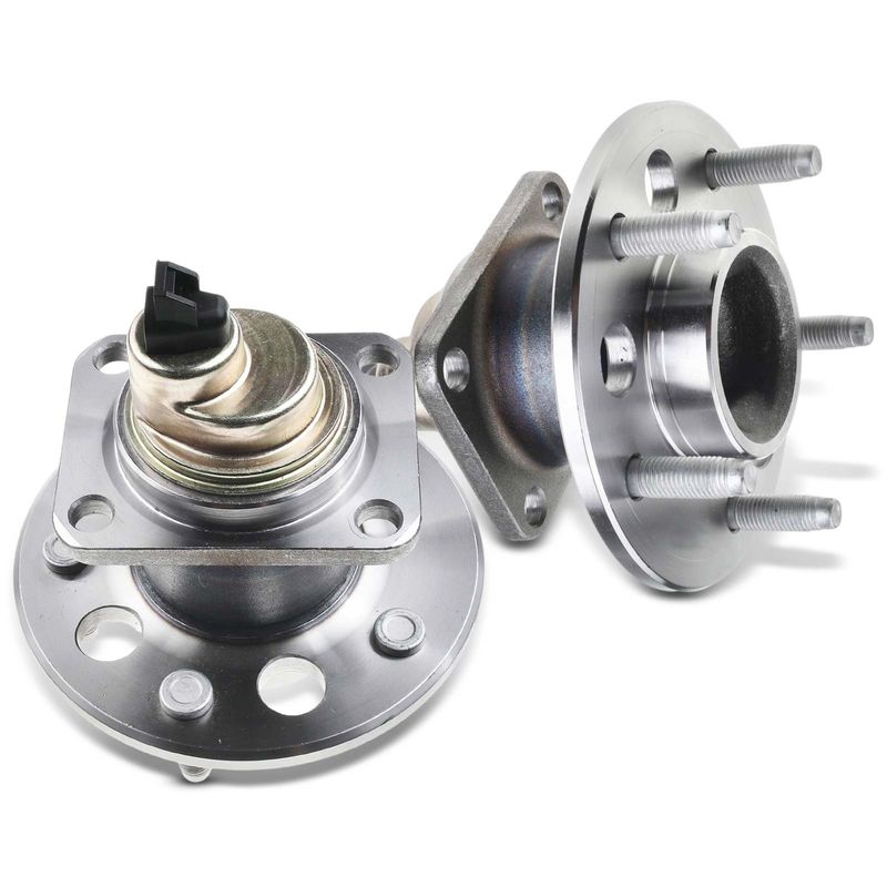 2x Rear Wheel Bearing & Hub Assembly with ABS Sensor for Pontiac Grand Prix Chevy Lumina