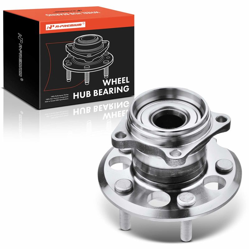 Rear Driver or Passenger Wheel Bearing & Hub Assembly for Toyota Sienna 2004-2010 Non-ABS