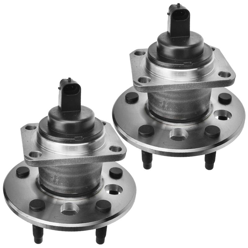 2x Rear Wheel Bearing & Hub Assembly with ABS Sensor for Chevy Malibu Cadillac Buick Olds