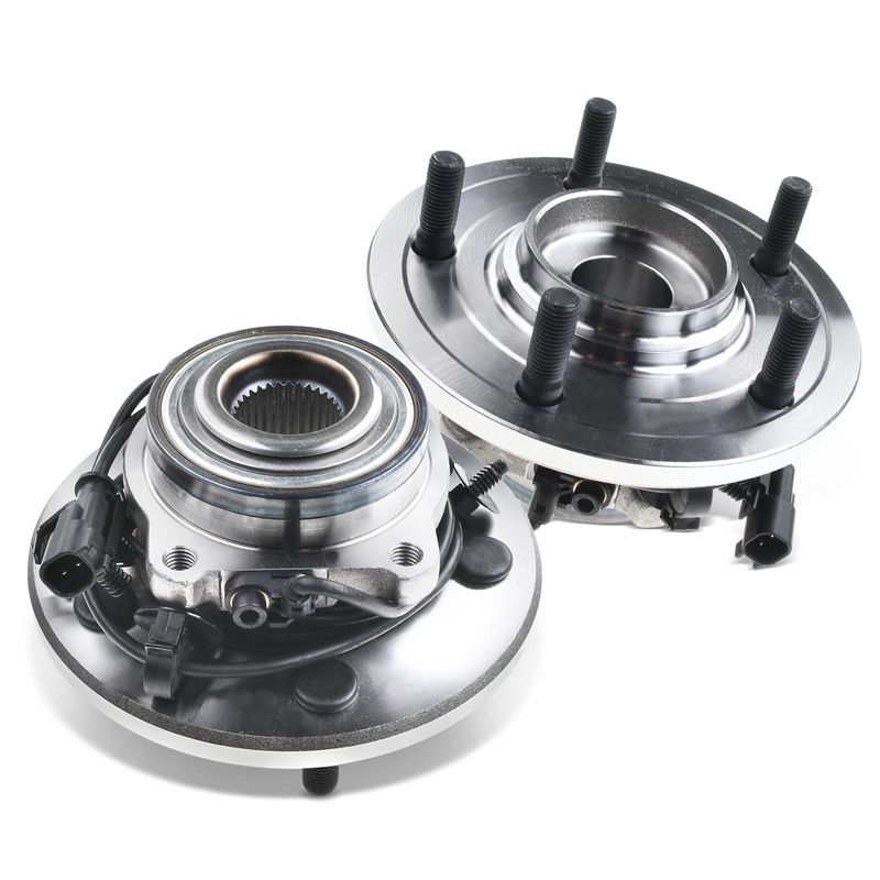 2x Rear Wheel Bearing & Hub Assembly with ABS Sensor for Chrysler Pacifica 2007-2008 AWD