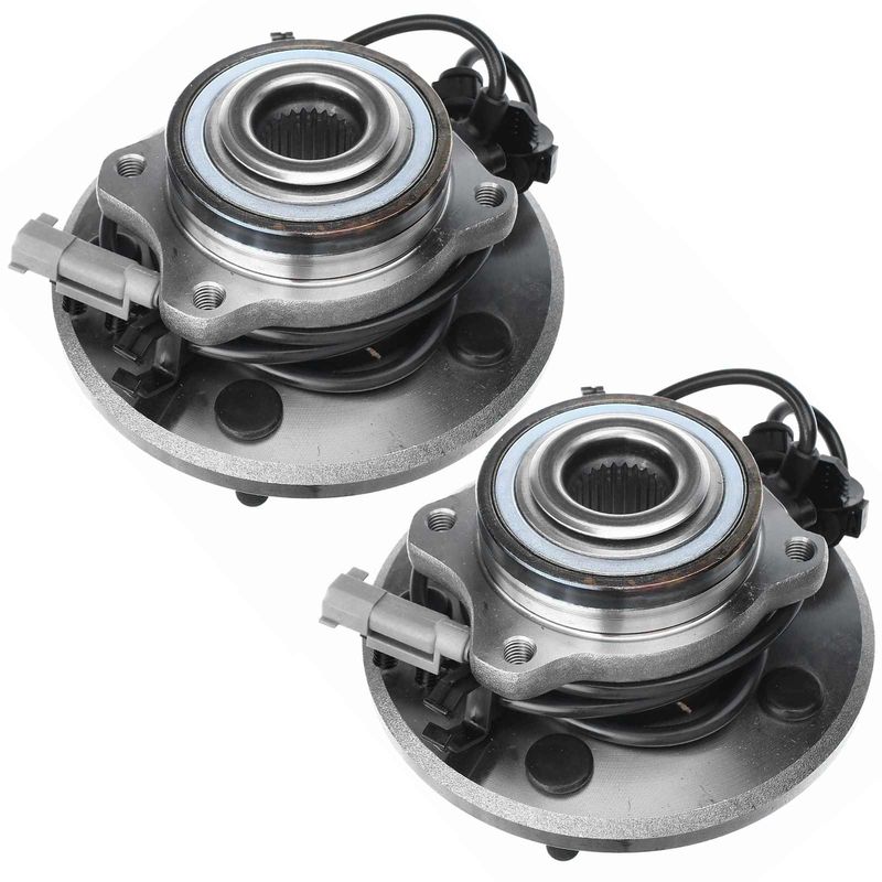2x Rear Wheel Bearing & Hub Assembly with ABS Sensor for Chrysler Pacifica 2004-2006