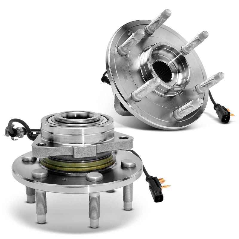 2x Wheel Bearing & Hub Assembly with ABS Sensor for Chevy Silverado 1500