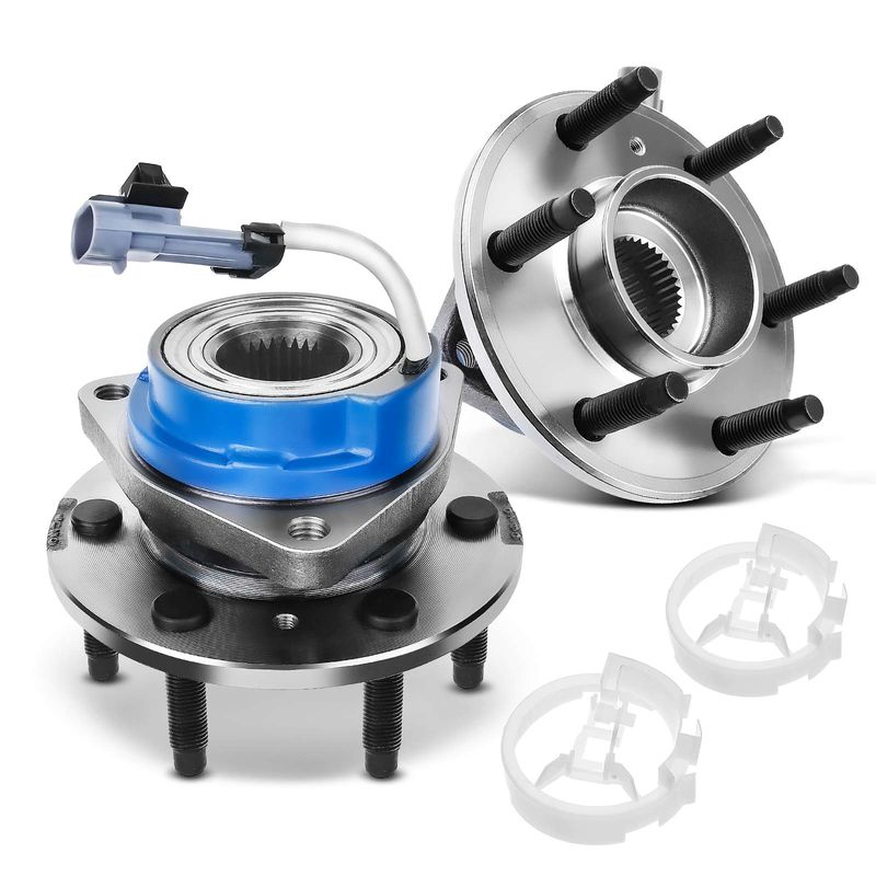 2x Front or Rear Wheel Bearing & Hub Assembly with ABS Sensor for Buick Terraza 2006-2007