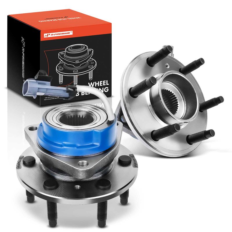 2x Front or Rear Wheel Bearing & Hub Assembly with ABS Sensor for Buick Terraza 2006-2007