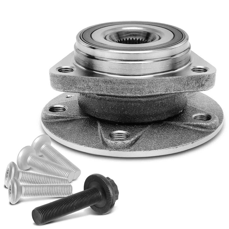 Driver or Passenger Wheel Bearing & Hub Assembly for Audi A3 Q3 S3 Volkswagen Jetta Golf