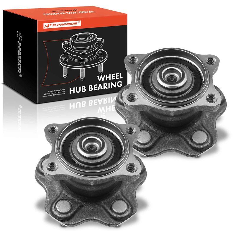 2x Rear Wheel Hub Bearing Assembly for Nissan Altima 2002-2006 Maxima Quest