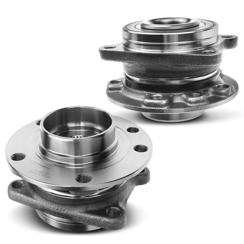 2x Front or Rear Wheel Bearing & Hub Assembly for Jeep Cherokee 14-20 Chrysler 200 15-17
