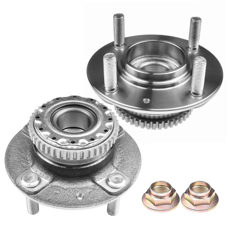 2x Rear Wheel Bearing & Hub Assembly for Hyundai Elantra 01-06 Spectra 05-09